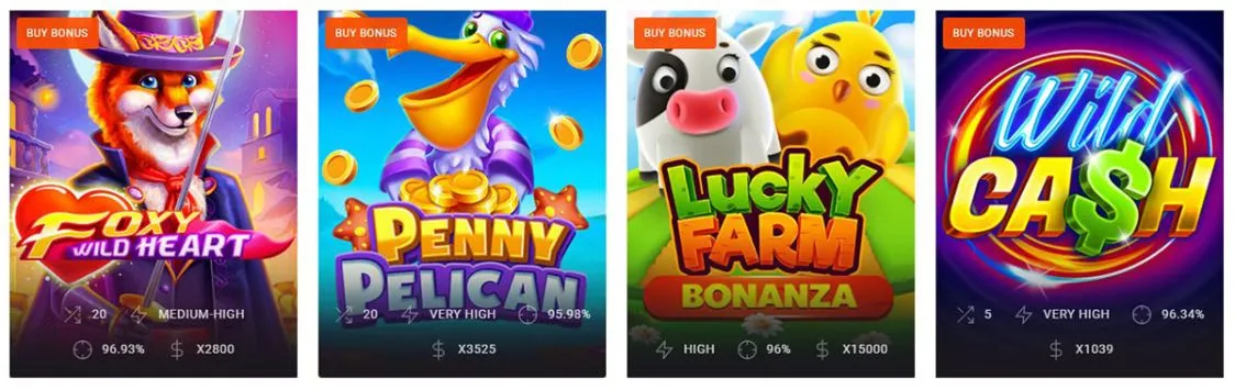 Offre de jeux Bgaming