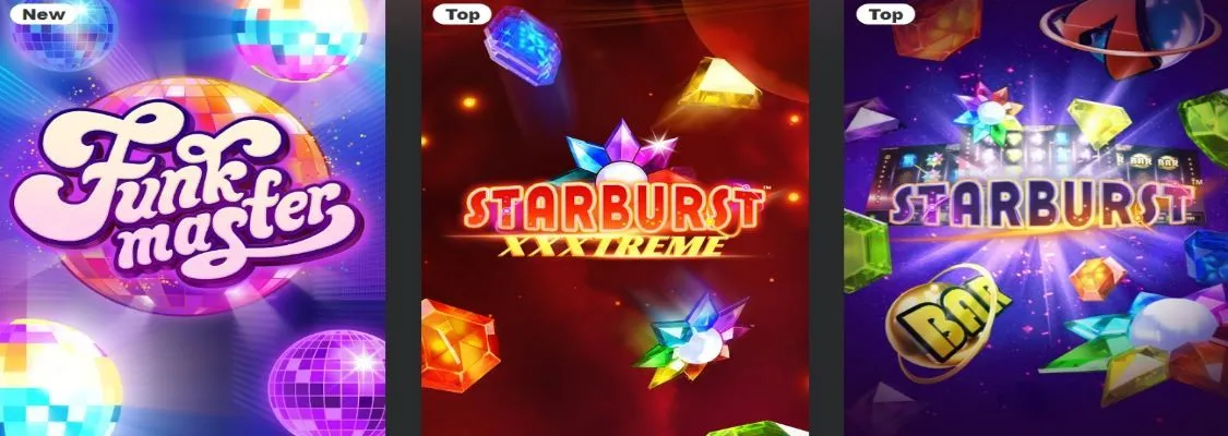 La gamme de jeux NetEnt
