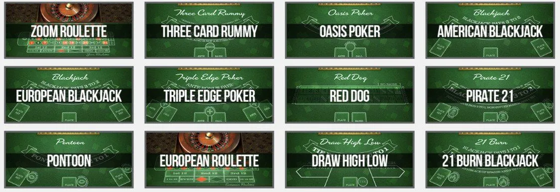 Betsoft table games
