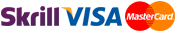 Visa, Master Card, Skrill